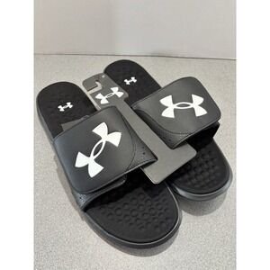 New Under‎ Armour Mens Ignite Pro Slide Athletic Sandals  Size 17 Black